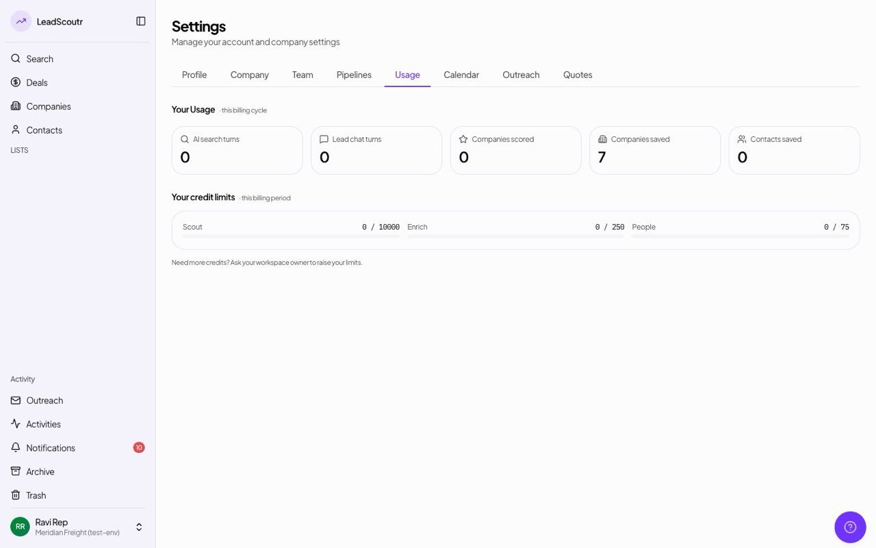 Usage and billing visibility follows your role