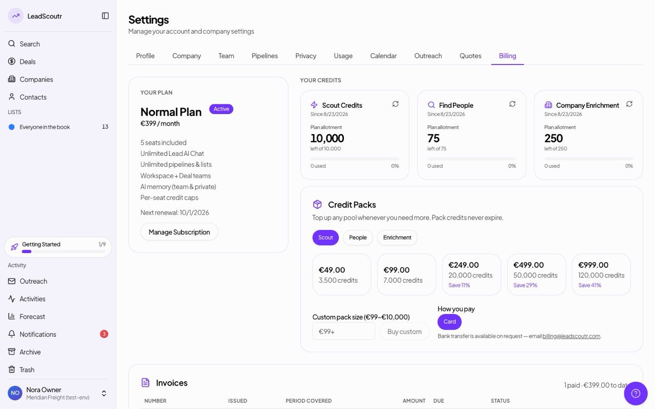 Subscriptions and invoicing went live