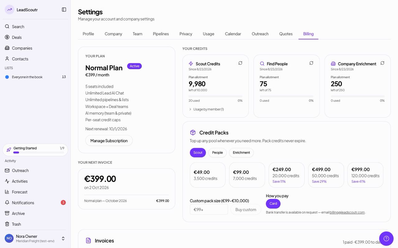 See an itemized breakdown of your next invoice